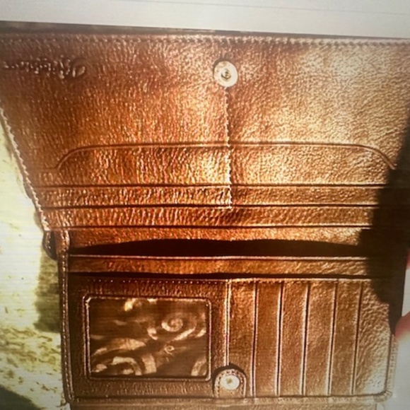 Brighton NEW Snake Print Leather Wallet with Strap - COMES WITH DUSTBAG!! - Picture 15 of 15